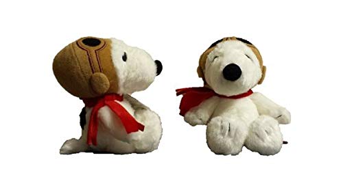 Aurora World - Snoopy Piloto de Peluche, de 19 cm