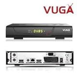 Satelite Vuga SAT H265 - Receptor satélite digital, color negro