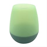 Material de alta gama NJLJEEW/cupSilicone Copa de vino tinto Botella de vino tinto portátil Ecológico   Verde
