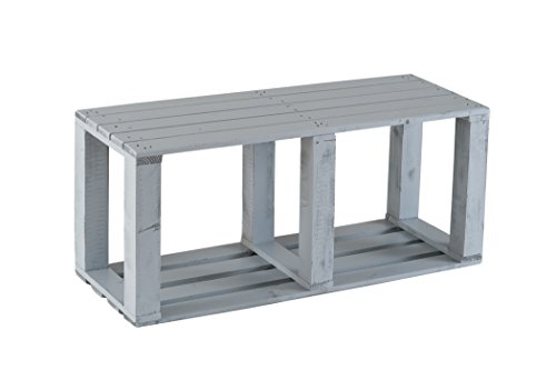 Castagnetti 1928 Mesita/Mesa de café de palé, Madera de Abeto, Ceniza