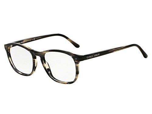 Preisvergleich Produktbild Giorgio Armani Für Mann 7003 Striped Brown Kunststoffgestell Brillen, 52mm