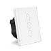 Price comparison product image Smart Dimmer Switch Work with Alexa/Google Home/IFTTT Wall Light Switch WiFi Touch Stepless 1 Gang APP Remote Control,Overload Protection for Android iOS (Neutral Wire Required)