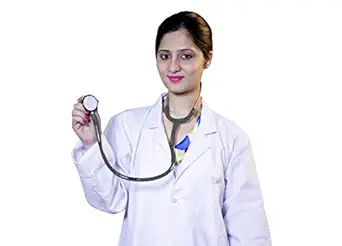 JSB S03 Doctor Stethoscope with Stainless Steel Chestpiece Professional Series (Grey Tube)