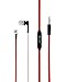 Chevron In-Ear Earphones Red Headphone Hands-free with Mic For All 3.5mm Supported Mobile & Gadgets RS.149.00