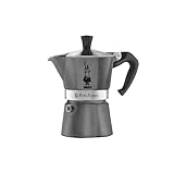 Farbe: grau Bialetti Espressokocher 1 Tasse, Aluminium, grau, 30 x 20 x 15 cm