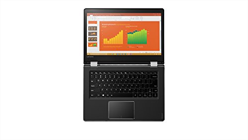 Lenovo Flex 4 - 2-in-1 Laptop Tablet 14 0  Full HD Touchscreen Display  Intel Core i7-7500U  8GB  1TB HDD  AMD Radeon R5 M430  Windows 10   Black 80VD