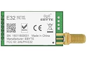 EBYTE Lora TXCO 433MHz 1W Modulo RF Lora Trasmettitore UART 30dBm Long Range 8000m Modulo ricetrasmettitore RF Wireless