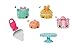 Produktbild Num Noms – Series 4.1 – Glitter Lipgloss – Tea Party – Set mit 3 liebevoll duftenden Num + 1 Lipgloss Nom Minifigur