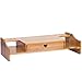 Produktbild Computer Erhöht Desktop-Speicher-Pad Erhöht Desktop-Speicher-Schutz Bambus-Display Erhöht Regal (50x20x11.5cm)