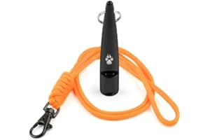 THE DOG LADY (TDL) TDL Fischietto da Addestramento per Cani con Cordino – Fischietto con Suono Forte, Tono Costante e Portata Lunga – Richiamo a Lunga Distanza ad Alta Frequenza per la Maggior Parte delle Razze