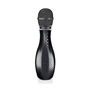 BigPlayer Wireless Bluetooth Handheld Mic Audio Recording and Karaoke Feature for Tablets PCs Smartphones | Disco Light Karaoke Mic Microphone, black, standard (7)