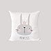 Produktbild SUIZNS Nordic Style Pillow Cute Animal Rabbit Bear Panda Crown Princess Sweet Big Dream Cushion for Kids Room Decoration A
