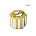 Produktbild Bags Wrapping Supplies - 50pcs Mini Stripe Dots Golden Bronzing Color Hexagon Wedding Chocolate Box Candy Baking Package - Mold Happy Mold Number Cake Cake House Number House Box Paper Number Cro