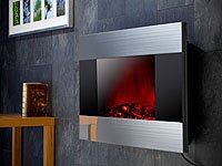 Carlo Milano Premium-Elektrokamin für Wand- und Standmontage, 90×56 cm - 5