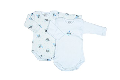 BabyVip - Tutina Body per Bambino e Bambina, Modello con Stampa A Manica Lunga, 100% Cotone Caldo Ideale per l'inverno, Bottoni Automatici