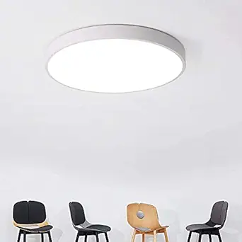 Gesto 18Watts Cool Day White Round Shape Surface Mounted Led Ceiling Flush Light Fittings, No False ceiling Required-(Pack of 1)