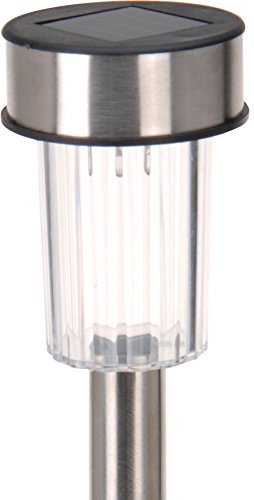 24x Edelstahl Solarlampe 37cm – Gartenlampe Außenlampe Solar Gehwegleuchte Lampe - 2