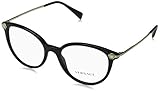  Versace 0Ve3251B Monturas de gafas, Black, 52 para Mujer