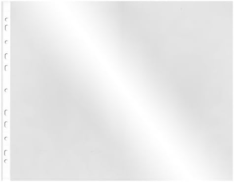 Plus Office eh303 a-8/A3 – Punched Sleeves, a3-cristal, 90 Microns, Landscape, Pack of 50
