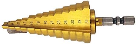 drill drill bits Hex Shank Straight Groove Step Drill Pagoda Bit Reaming 6-35mm Iron Plate Aluminum Plate