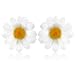 White Daisy Flower hair clips