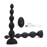 Neojoy Controlled Beads (Large) - 10 Speeds Anal Vibrator - Silicone Butt Plug Prostate Massager - Adult Sex Toy
