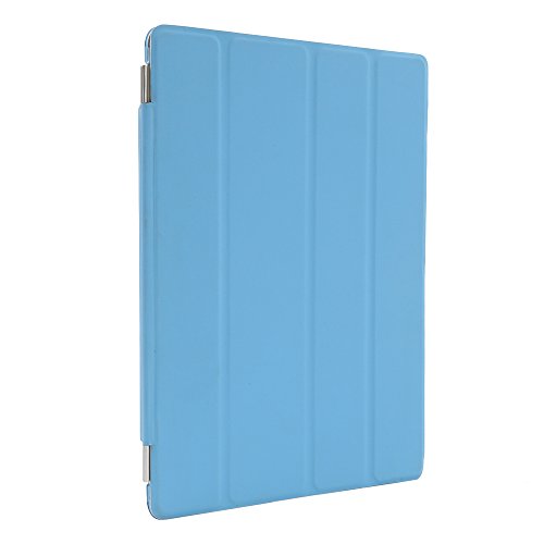 Besmall Neu Ultra Slim Edles iPad 2 3 4 Hülle – Smart Cover Leder Case Schutz Hülle Tasche + Back Case – inkl. Displayschutzfolie Reinigungstuch Stift mit Multi Ständer Auto Sleep Wake (iPad 2/3/4, Farbe:Weiß) - 5