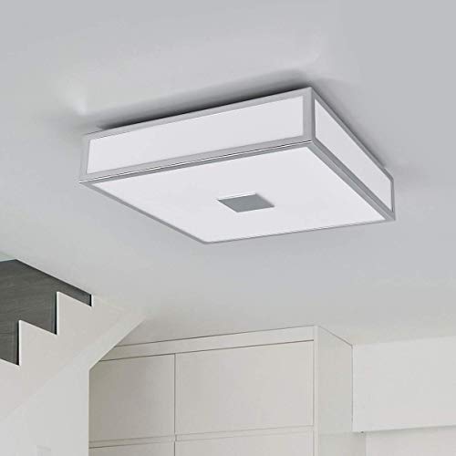 Lindby Deckenlampe 'Eniola' (spritzwassergeschützt) (Modern) in Chrom u