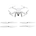 Produktbild LCLrute Hohe Qualität 2 Paar Ersatzteile CW CCW Propeller Für Xiaomi Mi 4 Karat Version Drone RC Quadcopter (Weiß)