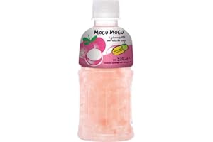 MOGU MOGU Lychee/litchi-smak med Nata de Coco 24 x 320 ml