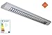 Produktbild LED Deckenlampe Büroleuchte für LED Röhre 1x 120cm T8 G13 230V / Art. HRS-T14 / Raster- Deckenleuchte Lagerleuchte Aufbauleuchte Röhrenleuchte Rasterleuchte