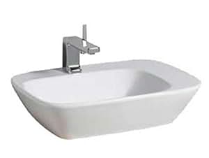 Keramag Silk Aufsatzwaschtisch weiß KeraTect; mit Ablage rechts: Amazon