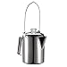 Produktbild LinHut Kaffeebehälter brauen Outdoor 9 Cup Edelstahl Percolator Kaffeekanne Flasche Kaffeemaschine für den Büroeinsatz Camping Home Küche Kaffeekocher
