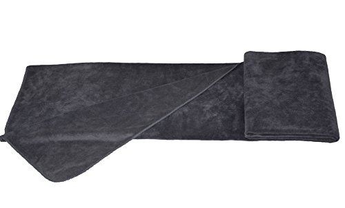 Hope Shine Mikrofaser badetuch xxl badetücher groß Yogat 80cm X150cm (Grau) - 3