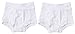 Oops! Undies Waterproof Bamboo Underwear White Training Pants 2 Pack (Ages 2-3 Fits 15", 38cm waist)