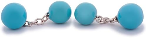 SoloGemelos - Chain Cufflinks - Turquoise - Men - One Size