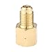 Produktbild Aupoko R1234YF Vakuumpumpumpe Adapter, Kühltank auf R12 Armaturen-Adapter, 1/2  Acme weiblich auf 1/4 SAE Male Flare Adapter, passt für R1234yf auf R12 Kältemittel-System