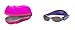 Baby Gift pack Sunglasses case Pink Hippopotamus and Babybanz Blue Camo Sunglasses 0-2 years