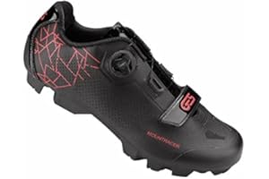 GES Paire de Chaussures Fixation BOA-Velcro Compatible SPD Mountracer2