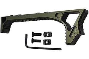 FIRECLUB Collegamento in Alluminio Multicolore Fermamano ad Angolo Curvo per M-Lok per Sistema di binari per paramani Compatibile Mlok