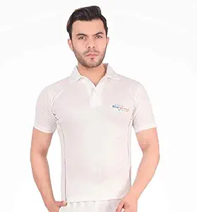 HeadTurners Milky White Cricket t Shirt for Mens, Boys and Kids