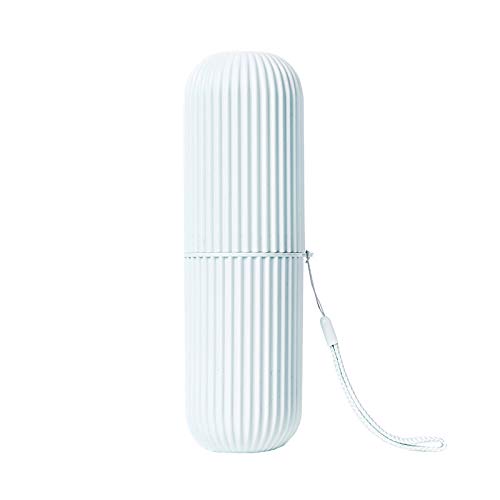 Preisvergleich Produktbild mxjeeio 19.6 * 6cm Zahnbürstenhalter Zahnpasta Fall Zahnbürste Reise Container Veranstalter Schützen Aufbewahrungsbox für Reisen Camping im Freien Reise Wasser Becher