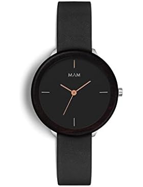 MAM Originals Damenuhr Stainless Dark Ebony Night 82
