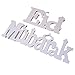 Produktbild Kinshin Hölzern Eid Mubarak Dekoration, Gold Alphabet Dekorative Hochzeit Dekoration Party Banner Eid Mubarak Dekoration
