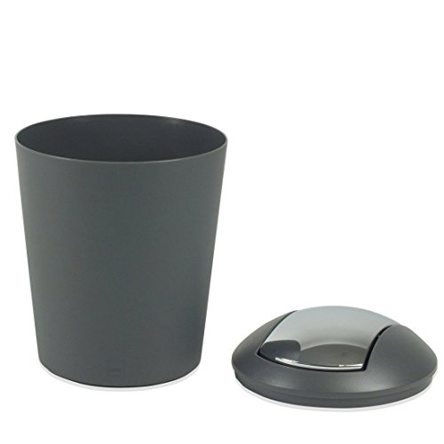 Kela 22272 Schwingdeckeleimer 1,7 l, Kunststoff, Marta, Grau - 3