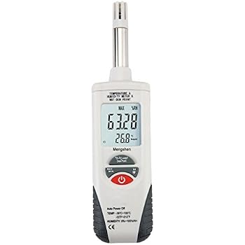 Thermomètre Numérique Mengshen à Double Canal - Pour Thermocouples Type K/J/T/E/R/S/N, Plage -200°C à 1372°C, Avec 2 Capteurs