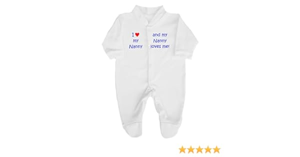 i love nanny sleepsuit