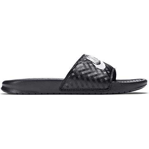 Nike Wmns Benassi JDI, Chanclas para Mujer, Negro (Black/White 011), 39 EU