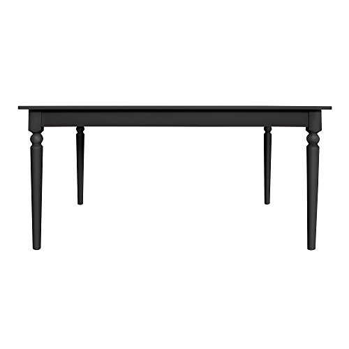 Preisvergleich Produktbild Furniture 247 Hart Ausziehbarer Esstisch - Schwarz