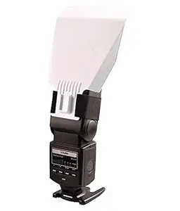 SHOPEE Branded Universal Speedlite Flash Bounce Card, Diffuser, Reflector for All Types of DSLR Flash Compatible with for Nikon Canon VIVITAR Flashes